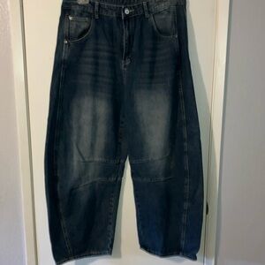 Barrel Blue Denim Jeans